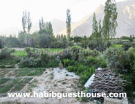 Nubra Habib Guest House Aerial View